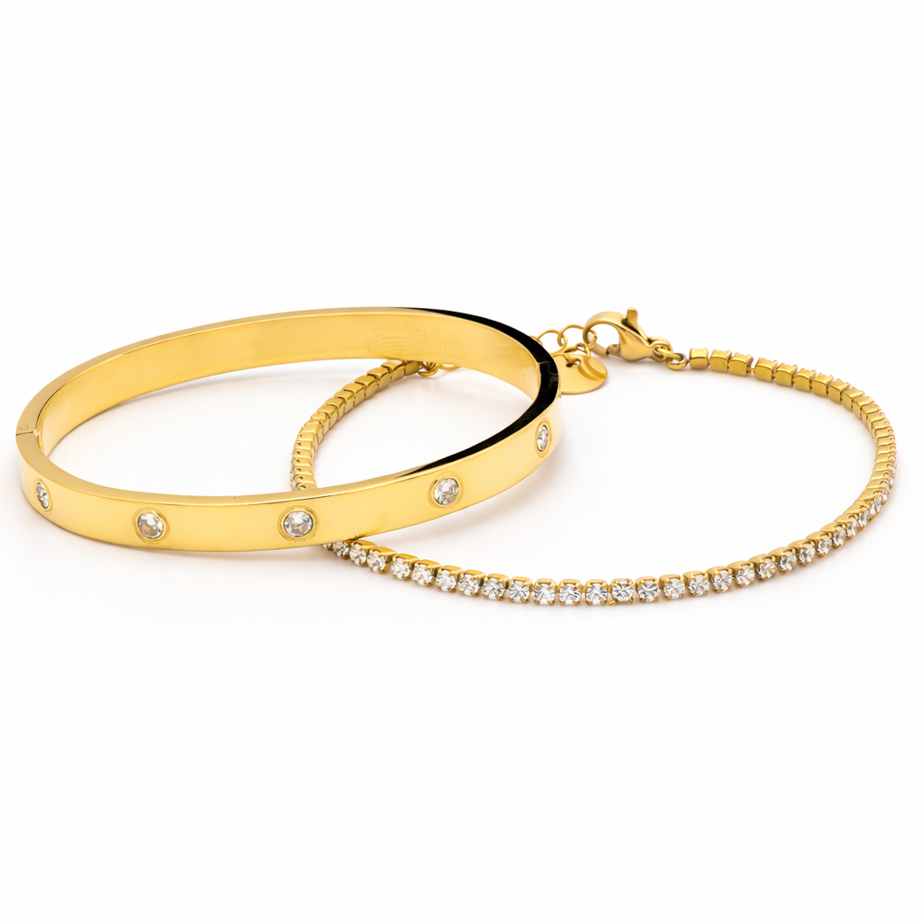 Zircon Love + Tennis Small – Mayda Gioielli