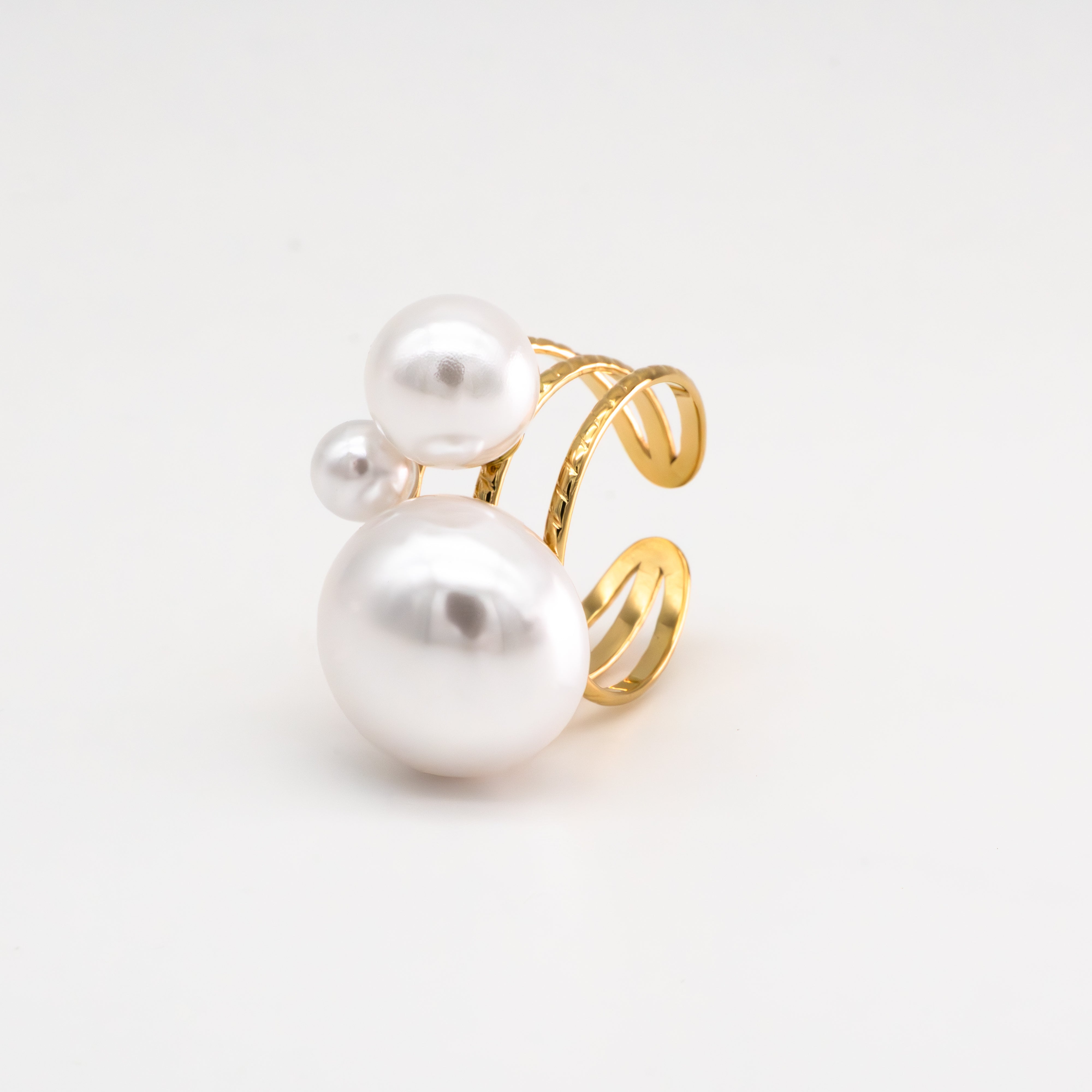 Anello Triple Pearl