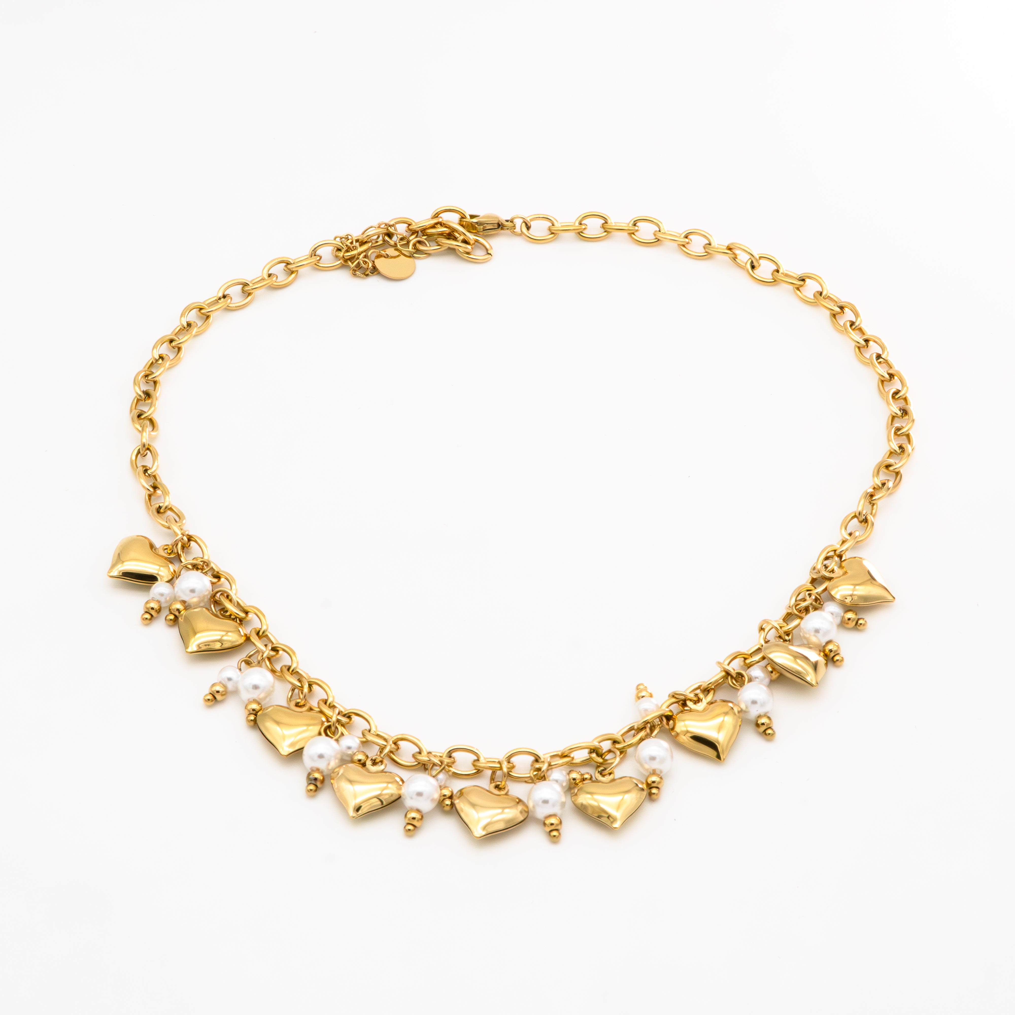 Collana Heart & Pearl