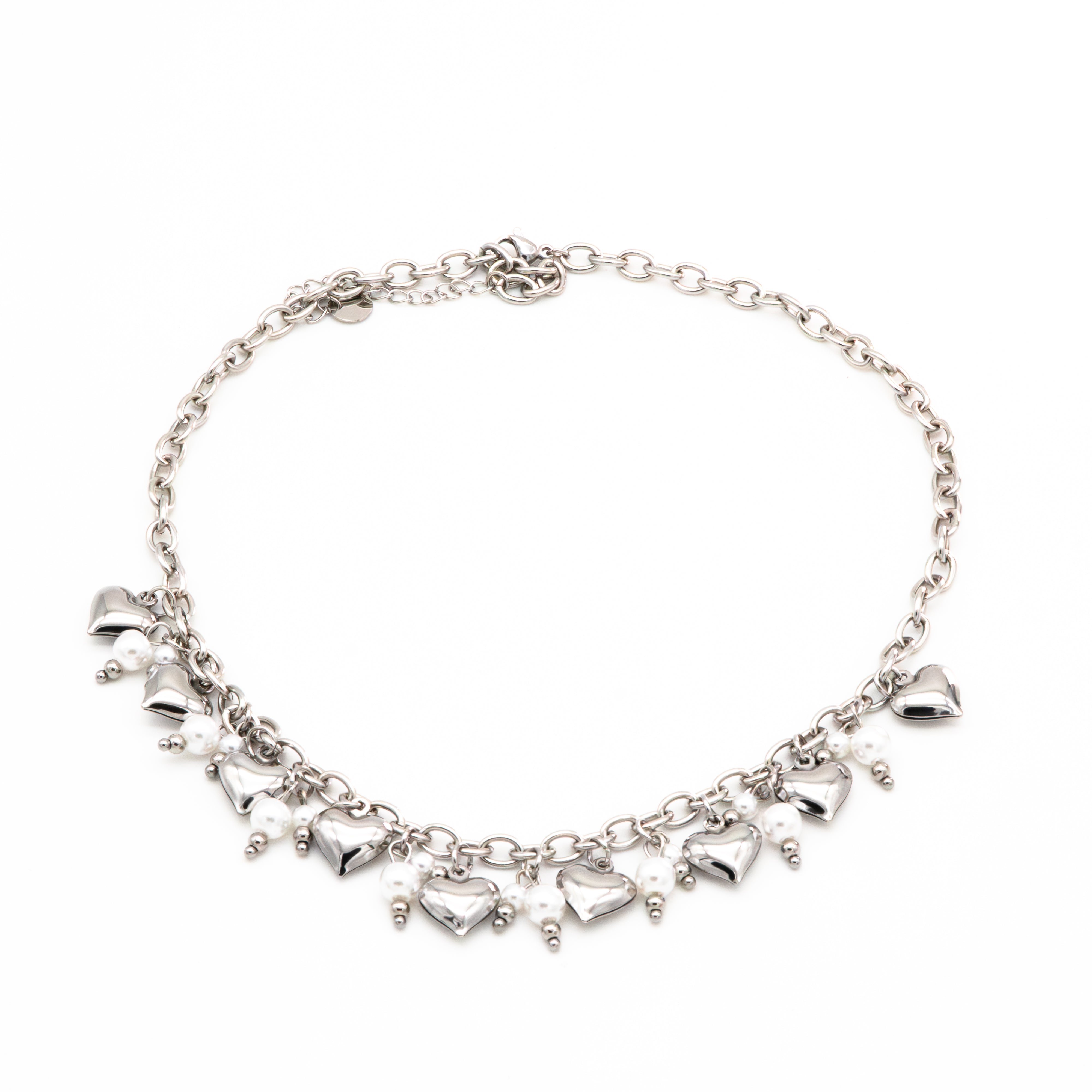 Collana Heart & Pearl