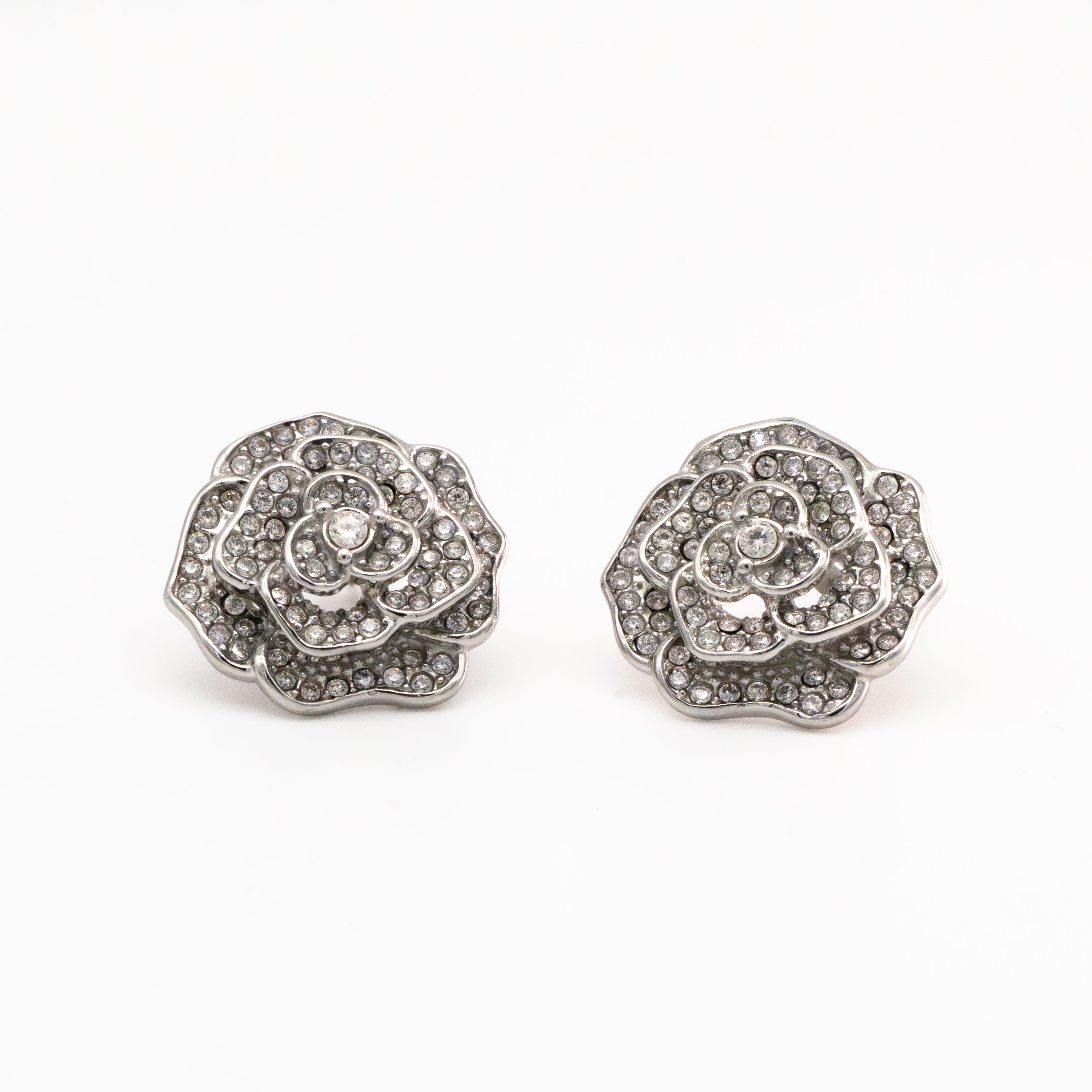 Orecchini Flower Diamond