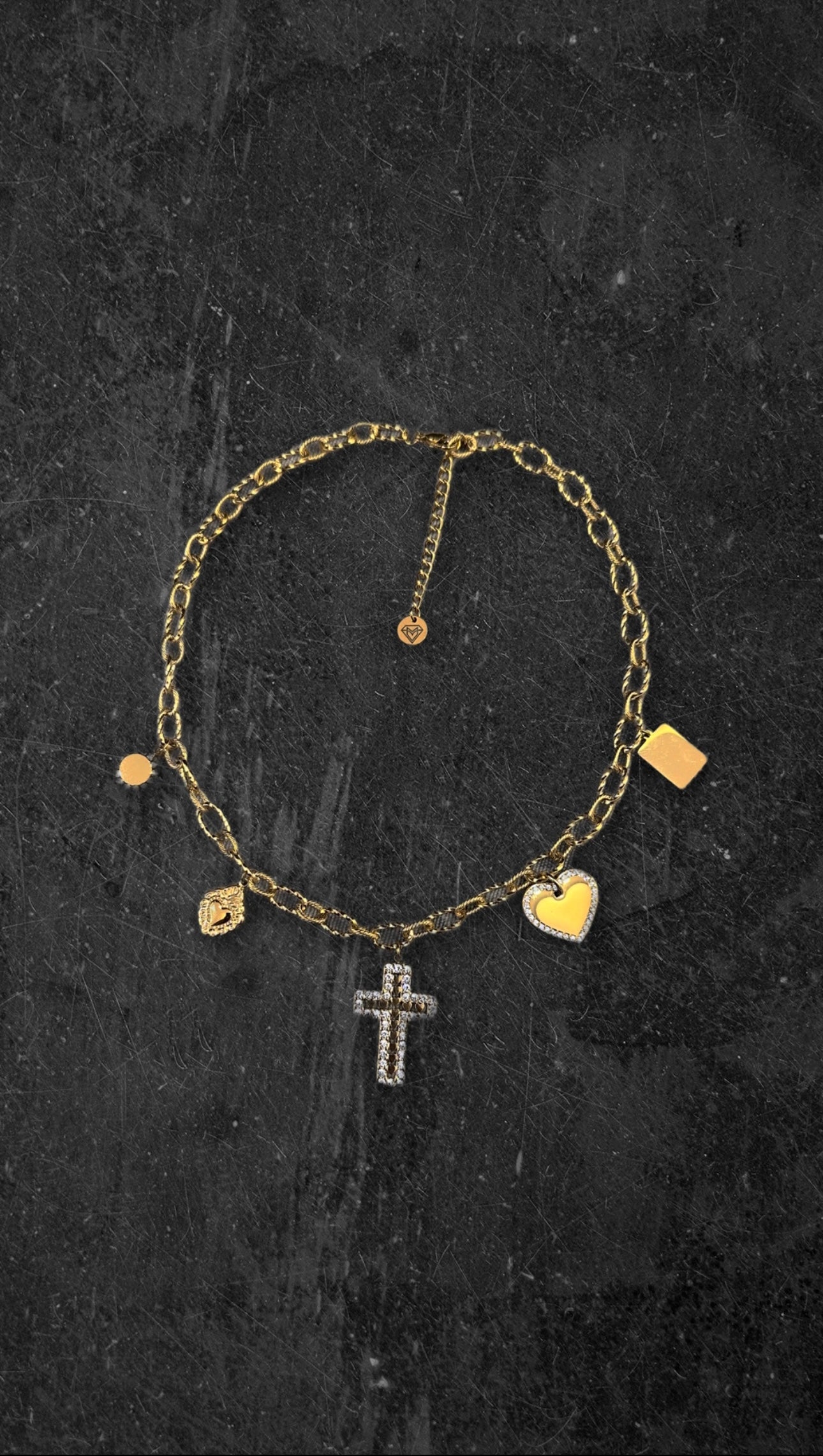 collana CHARMS CROCE