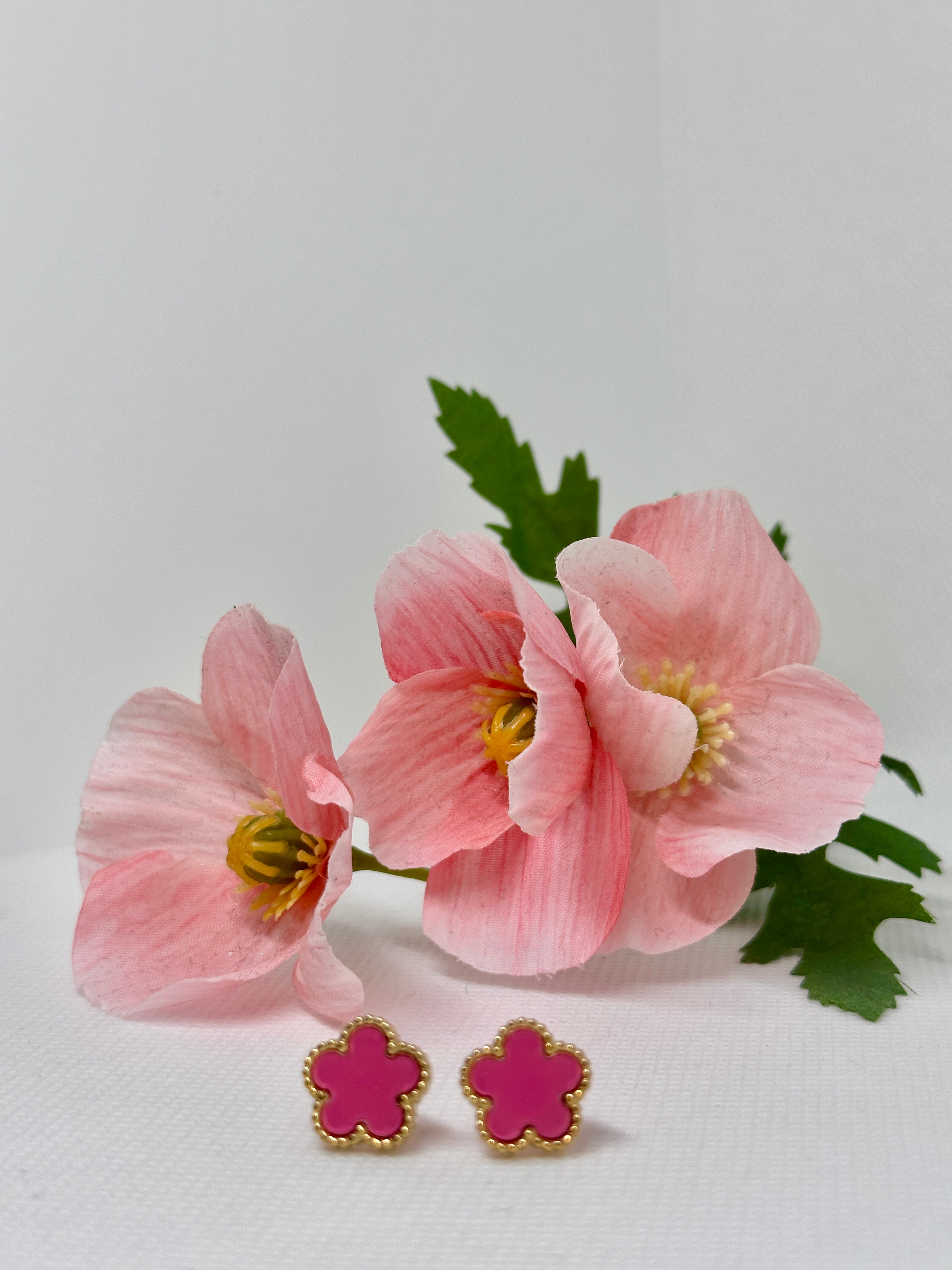 orecchìno fiore 5 petali